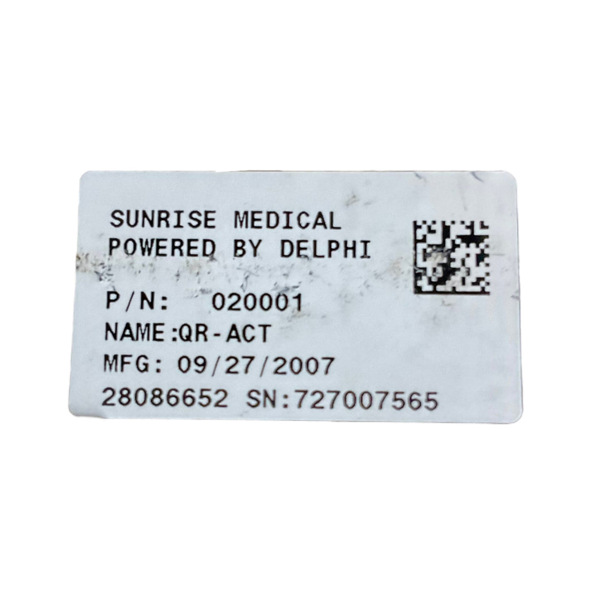 QR-ACT Control Module for Quickie Rhythm Power Wheelchairs | Sunrise Medical | 020001