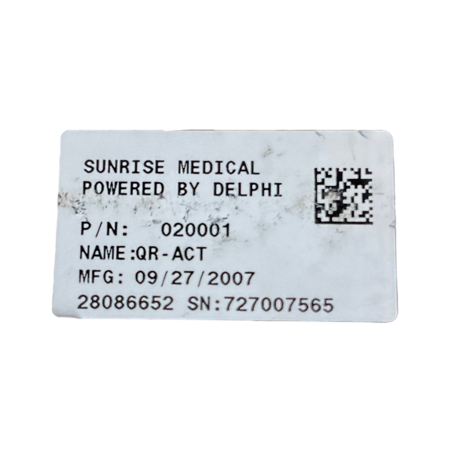 QR-ACT Control Module for Quickie Rhythm Power Wheelchairs | Sunrise Medical | 020001