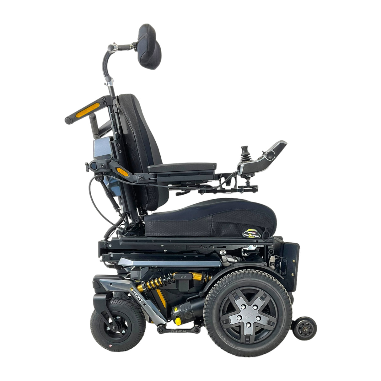 Right profile view of Pride Quantum 4Front power chair