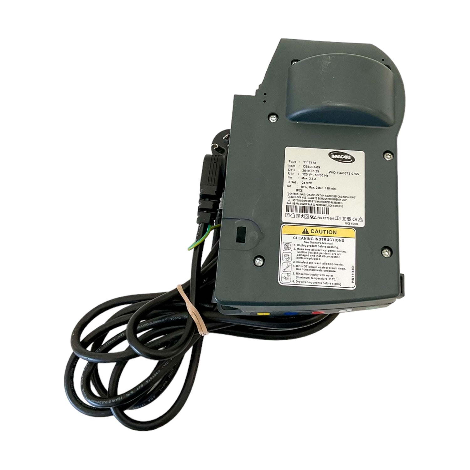 6-Channel Controller and Junction Box for Invacare Full-Electric and Semi-Electric Hospital Beds | 1117178