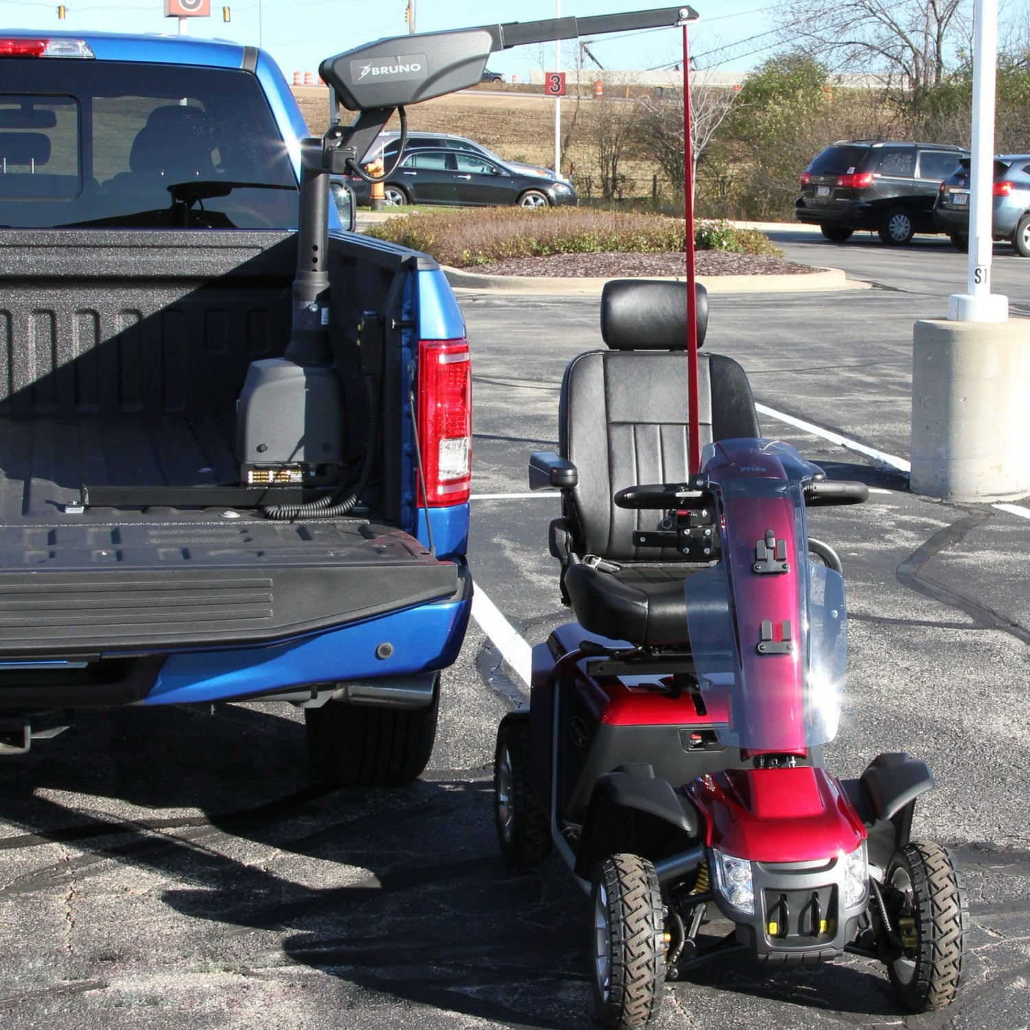 Bruno VSL-6900 Curb-Sider Vehicle Lift | 400 LBS Lifting Capacity