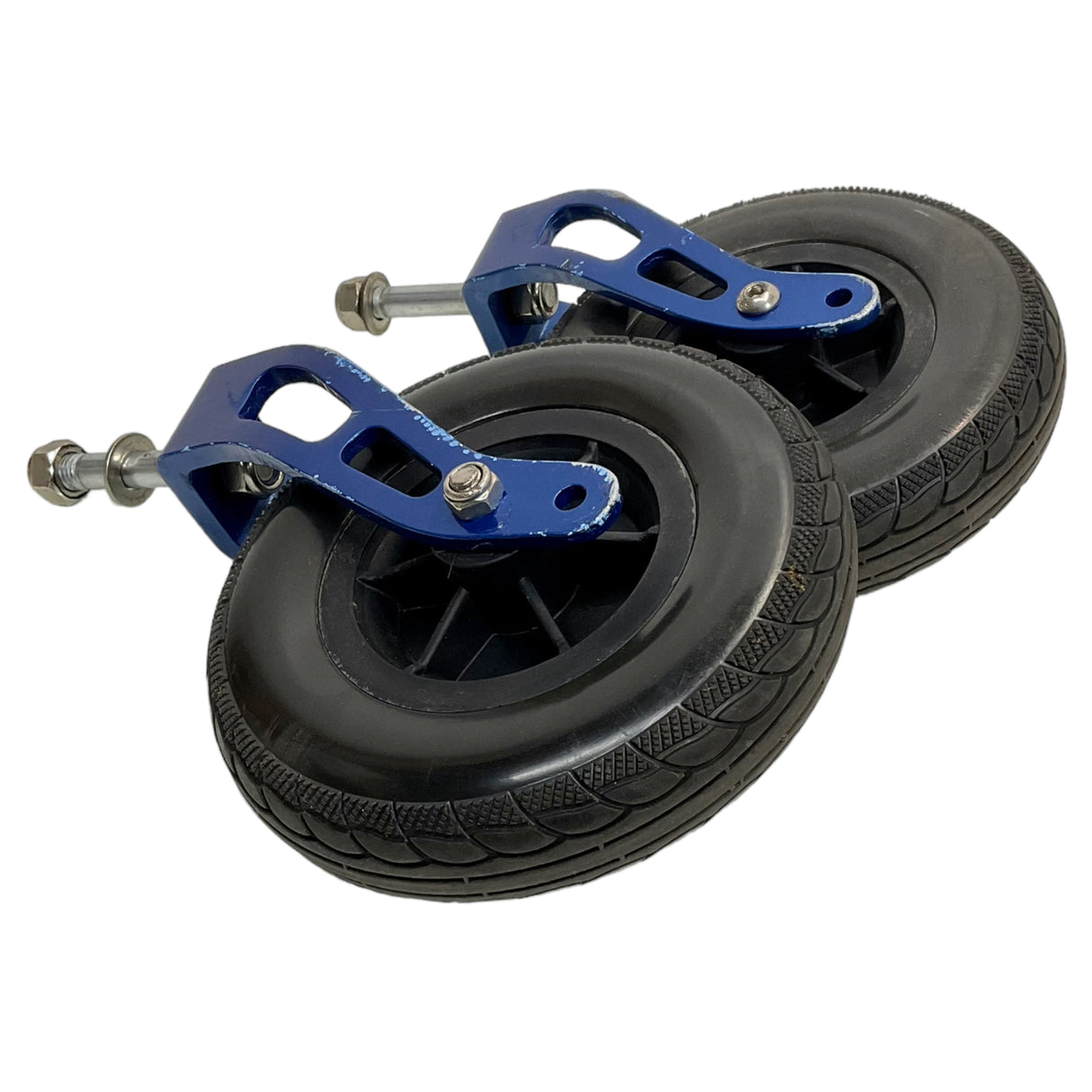 Set of Caster Wheels for Eagle HD and Electra 7 Power Chairs | 7 x 2 inches | Forks Included