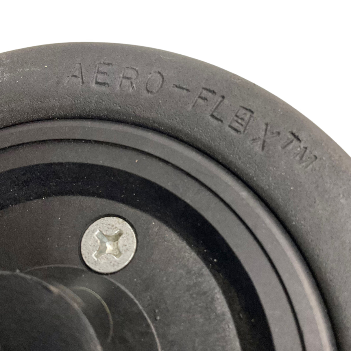 Flat-Free Rear Caster Wheel Assembly for Sunrise Medical Quickie Pulse 5, Pulse 6, & Zippie ZM310 Power Chairs | 6 x 2 inches | Forks Included