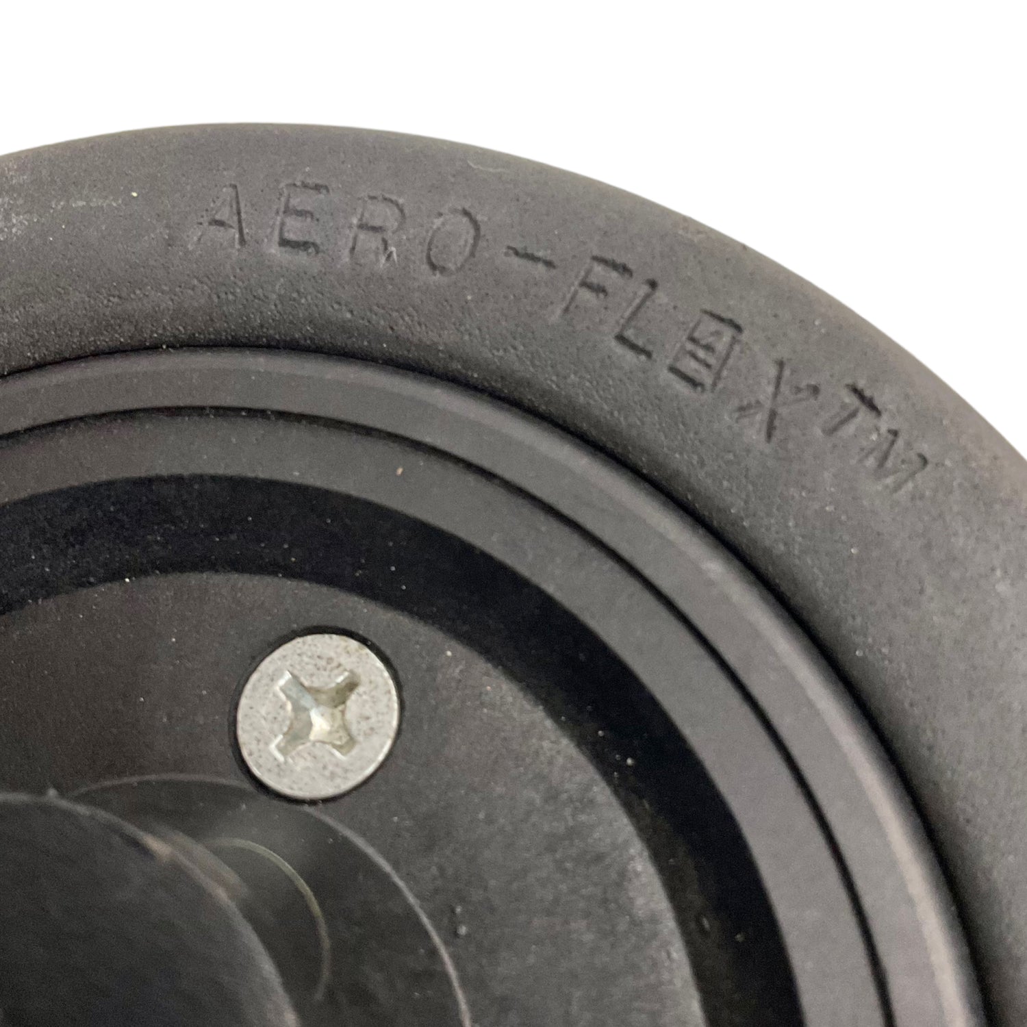 Flat-Free Rear Caster Wheel Assembly for Sunrise Medical Quickie Pulse 5, Pulse 6, & Zippie ZM310 Power Chairs | 6 x 2 inches | Forks Included