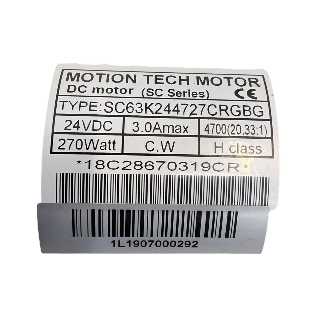 Transaxle Motor Assembly for Drive Medical Spitfire EX 3-Wheel & 4-Wheel Scooter | Motion Tech Motor