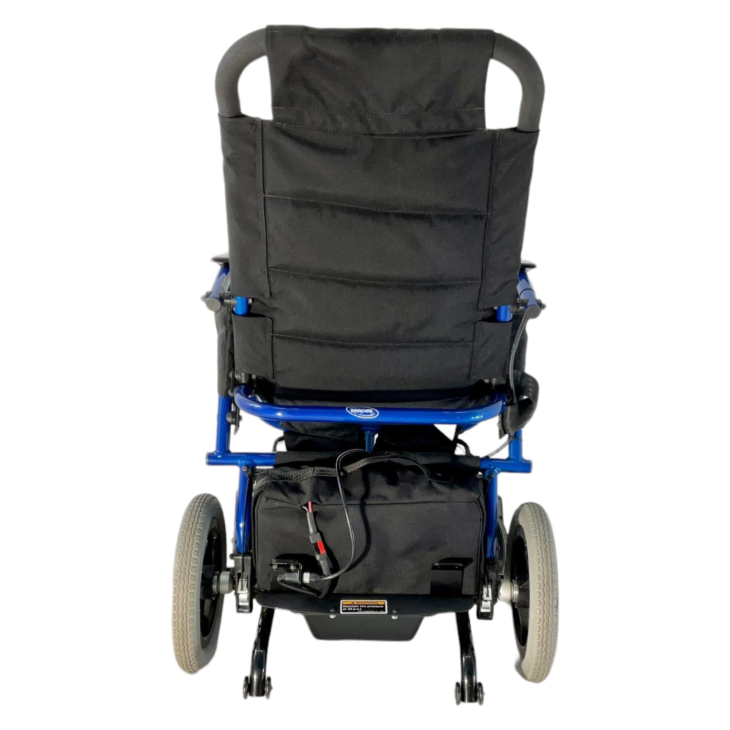 Back view of Invacare At'm power chair