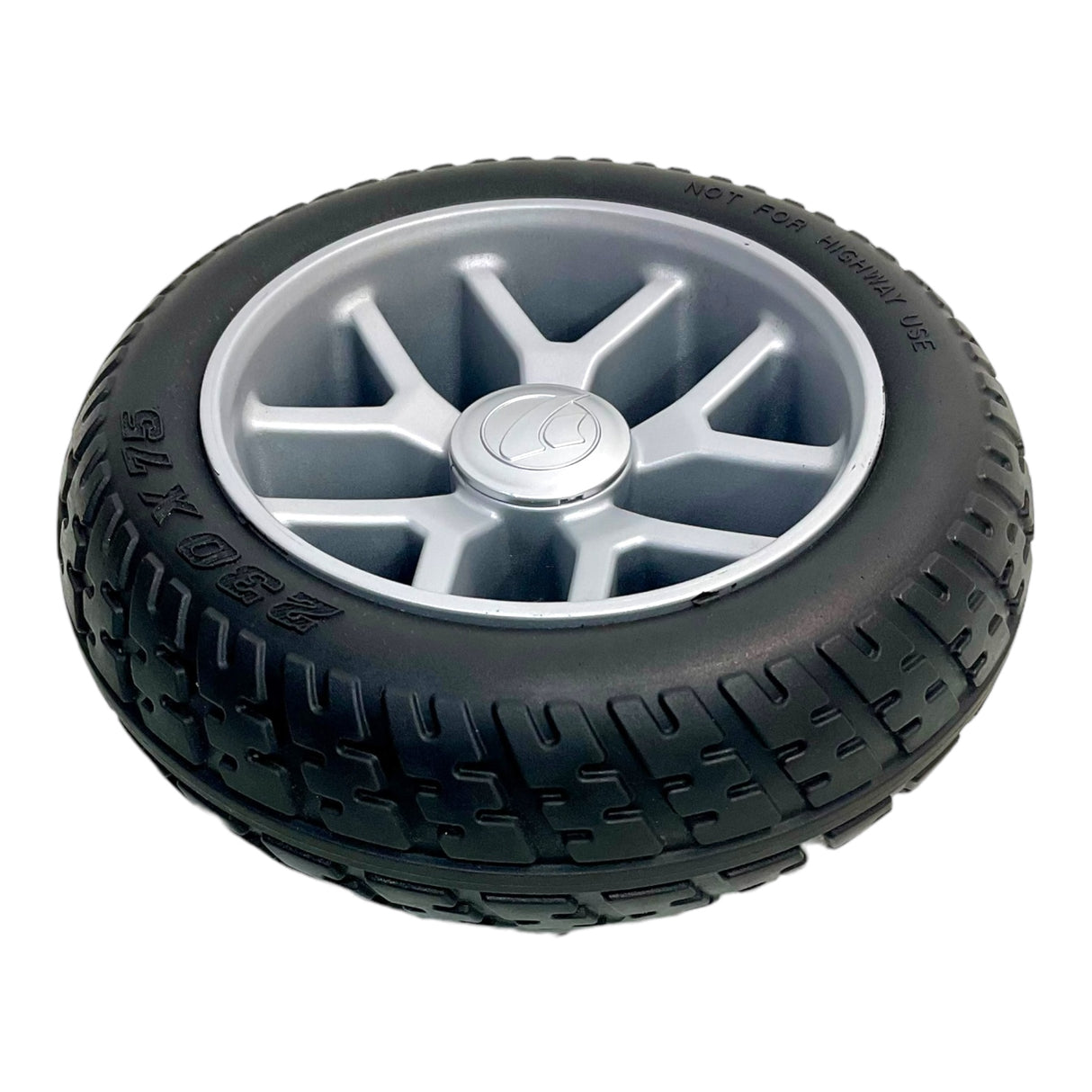 Front Wheel Assembly for Golden Buzzaround EX Scooters | Flat-Free | 9 x 2 inches