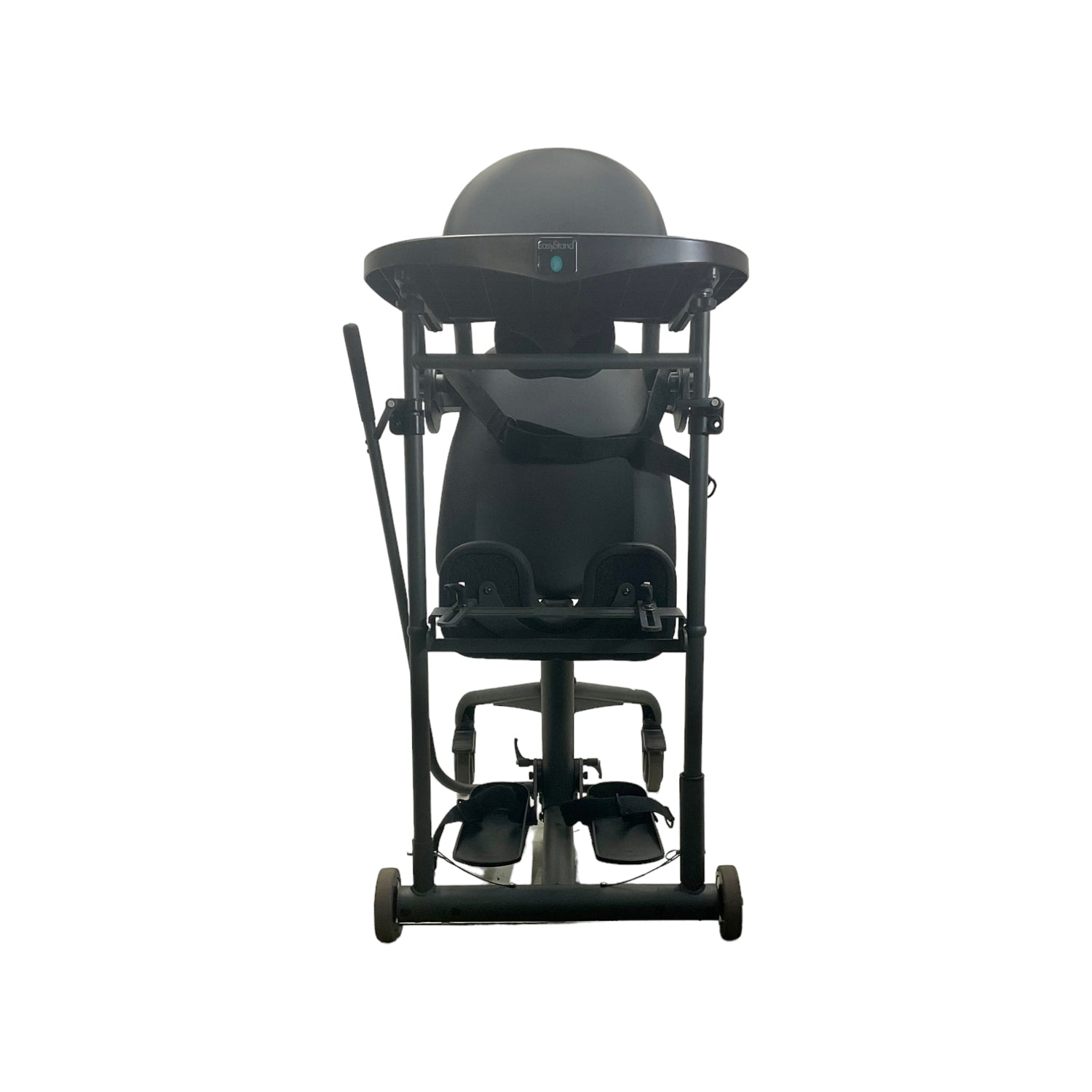 Front view of EasyStand Evolv Medium sit to stand in upward position