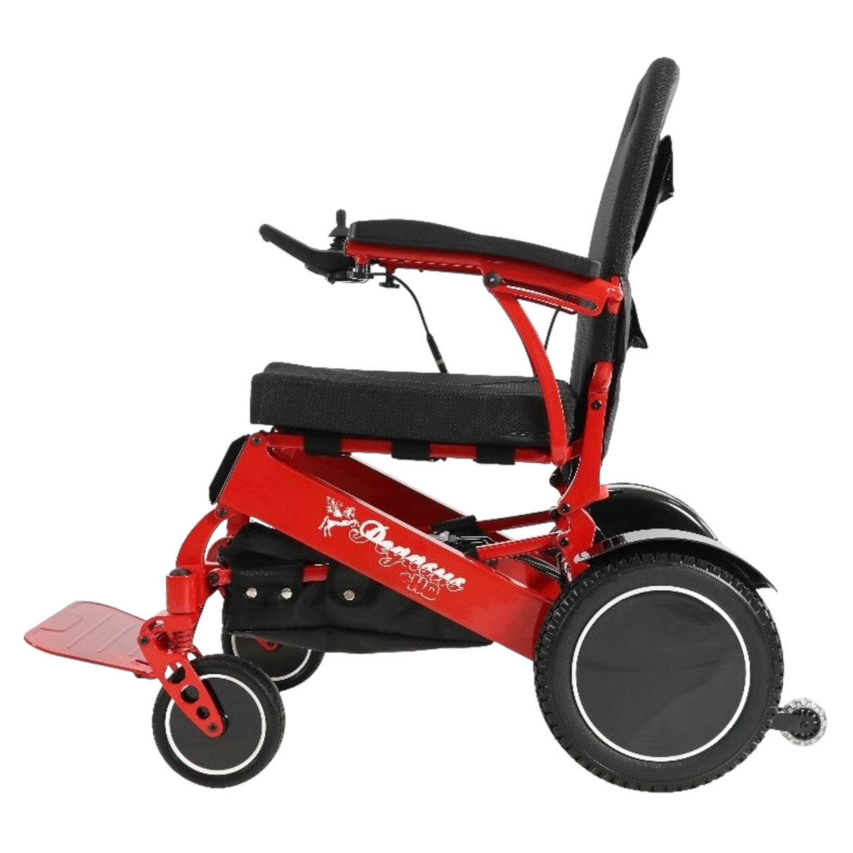 Side profile view of Pegasus Plus HD Bariatric Power Chair
