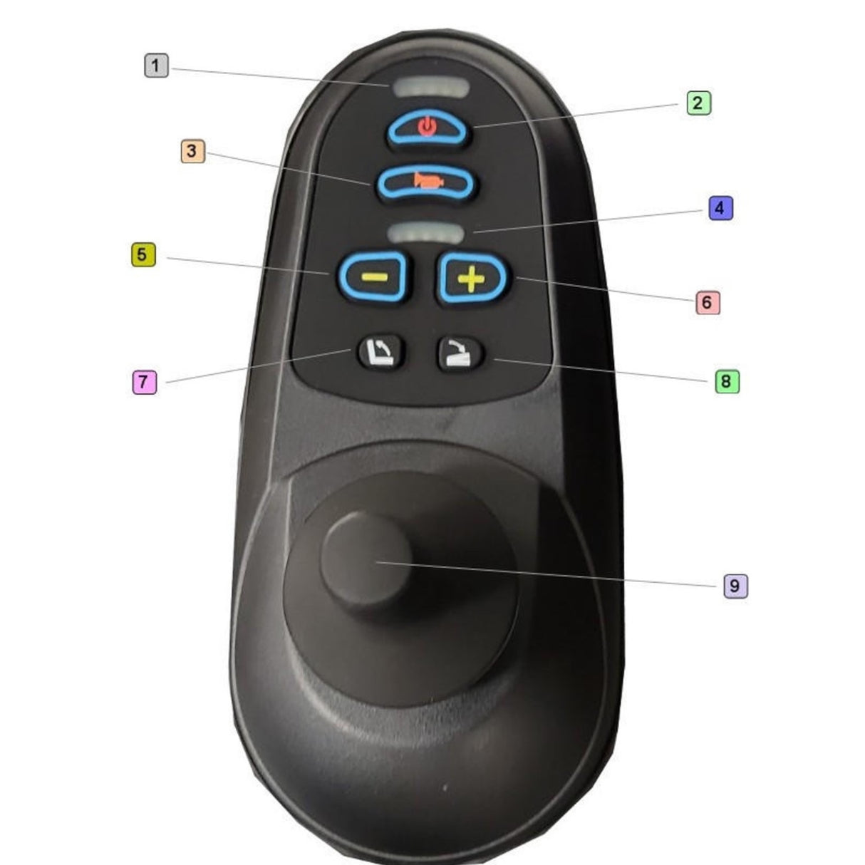 Joystick controller for Evaluation Evolution Automatic Folding Power Wheelchair