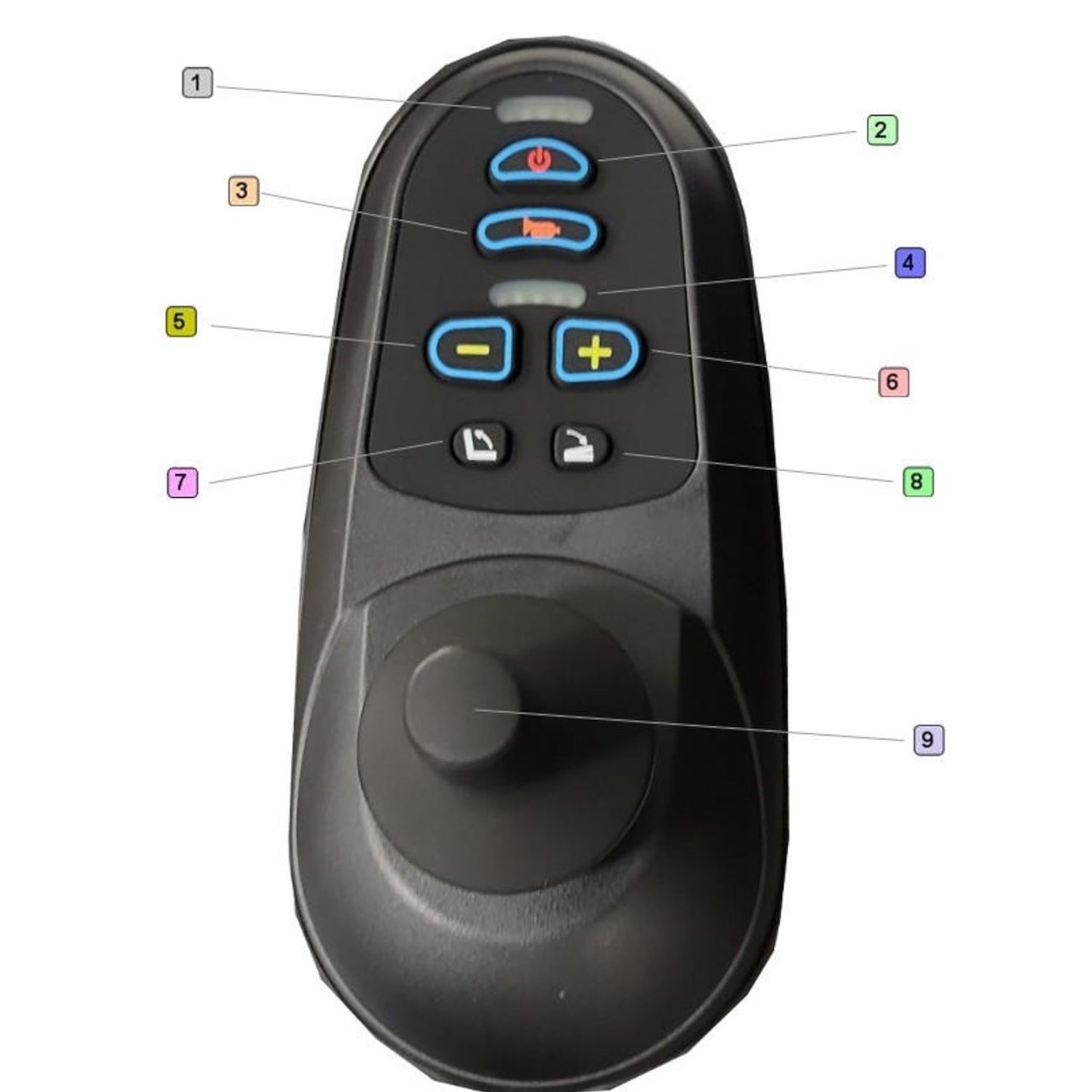 Joystick controller for Evaluation Evolution Automatic Folding Power Wheelchair