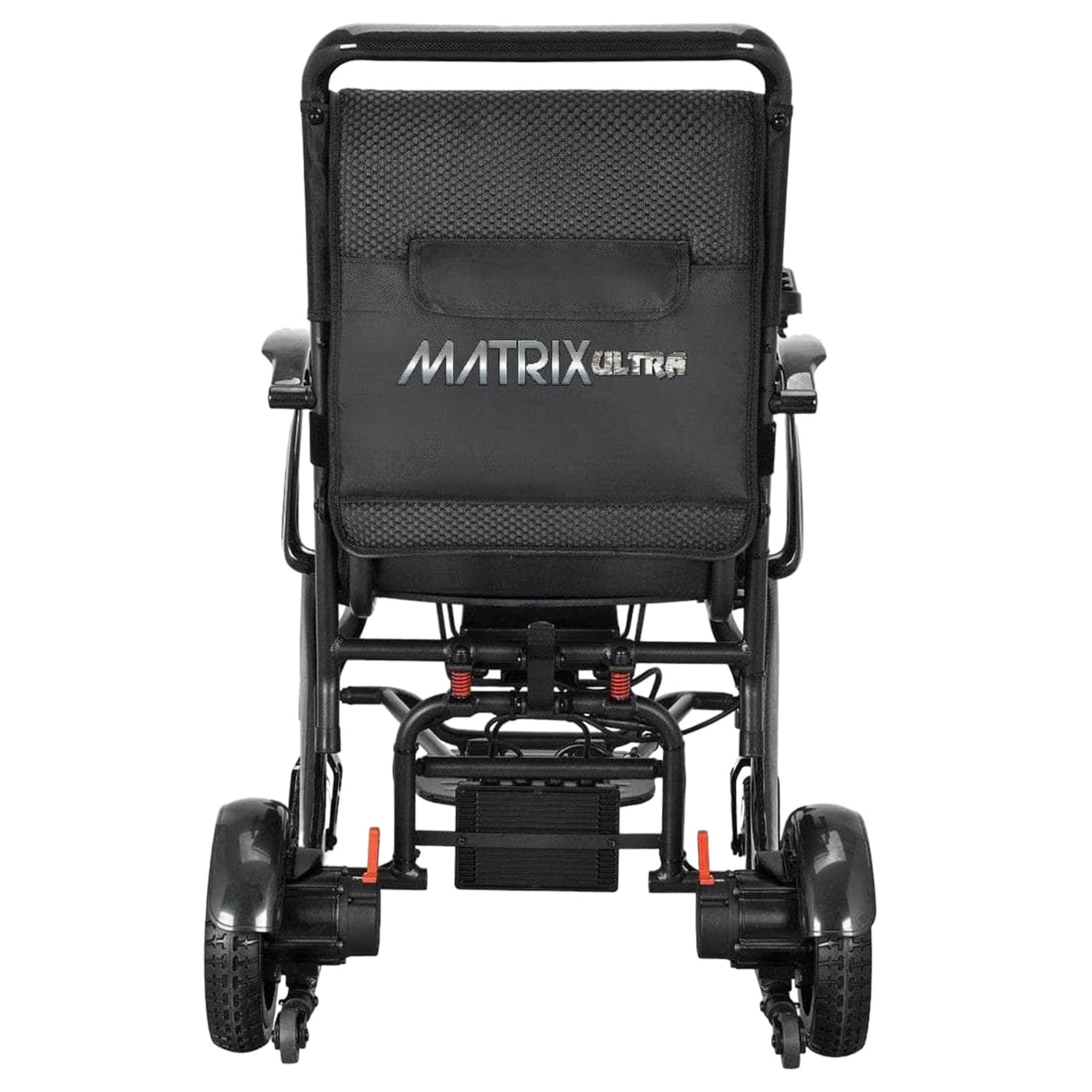 Back view of Matrix Ultra lightweight power wheelchair