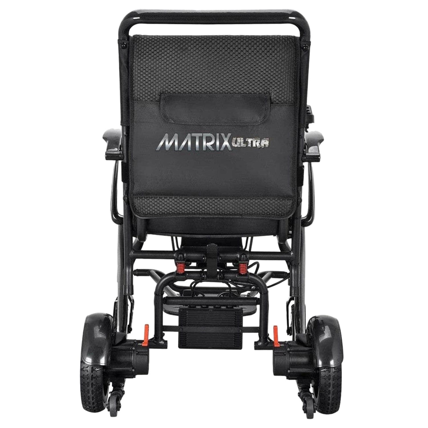 Back view of Matrix Ultra lightweight power wheelchair