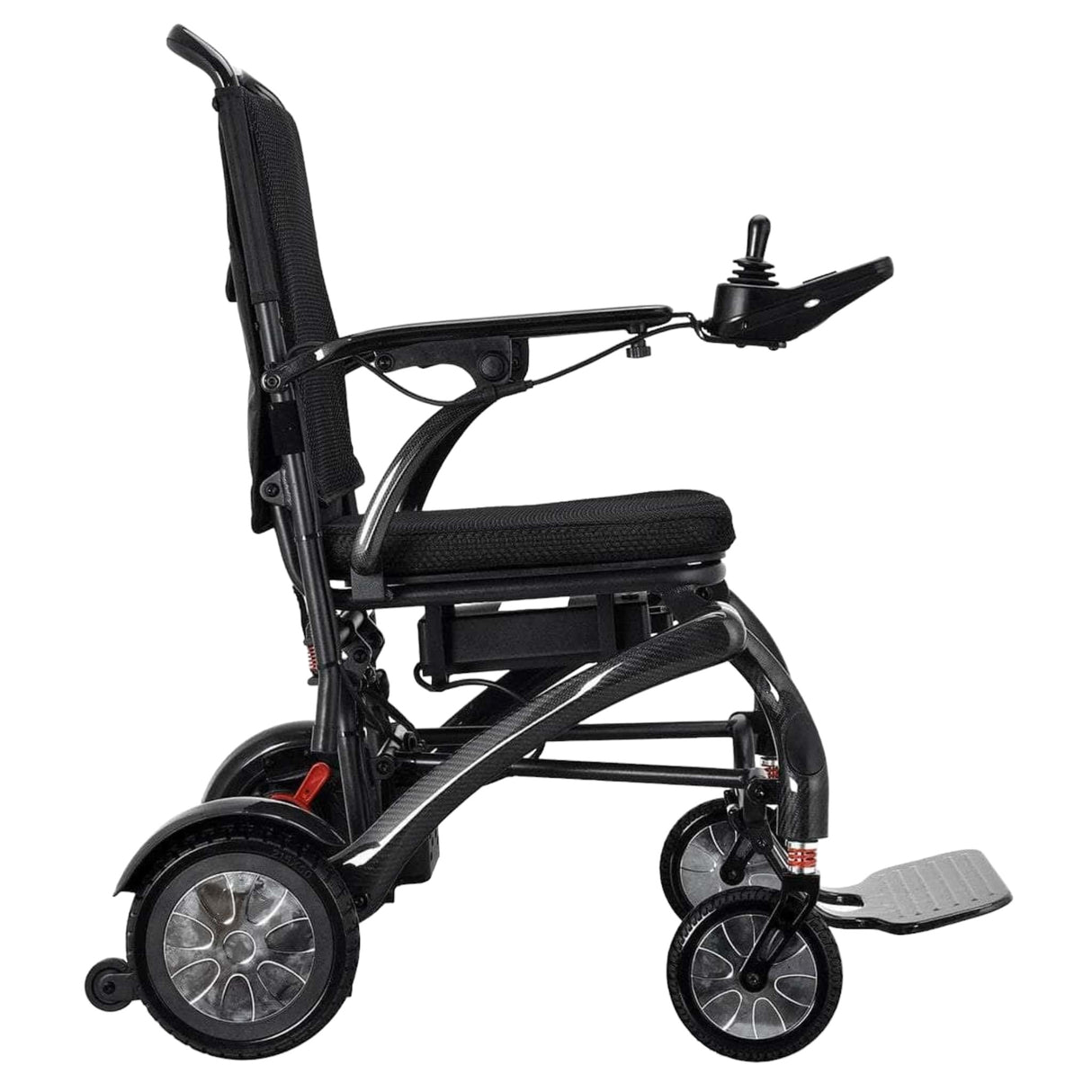 Right profile view of Matrix Ultra lightweight power wheelchair