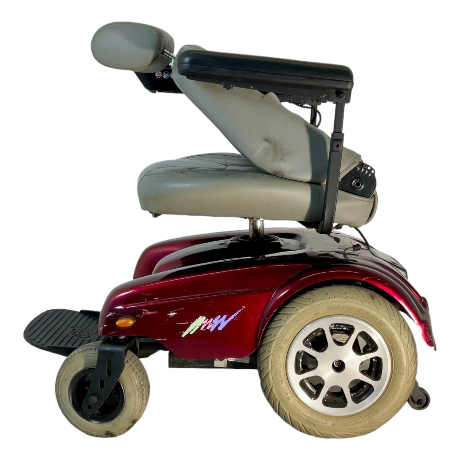 Merits Gemini P301 Power Chair - folded seat