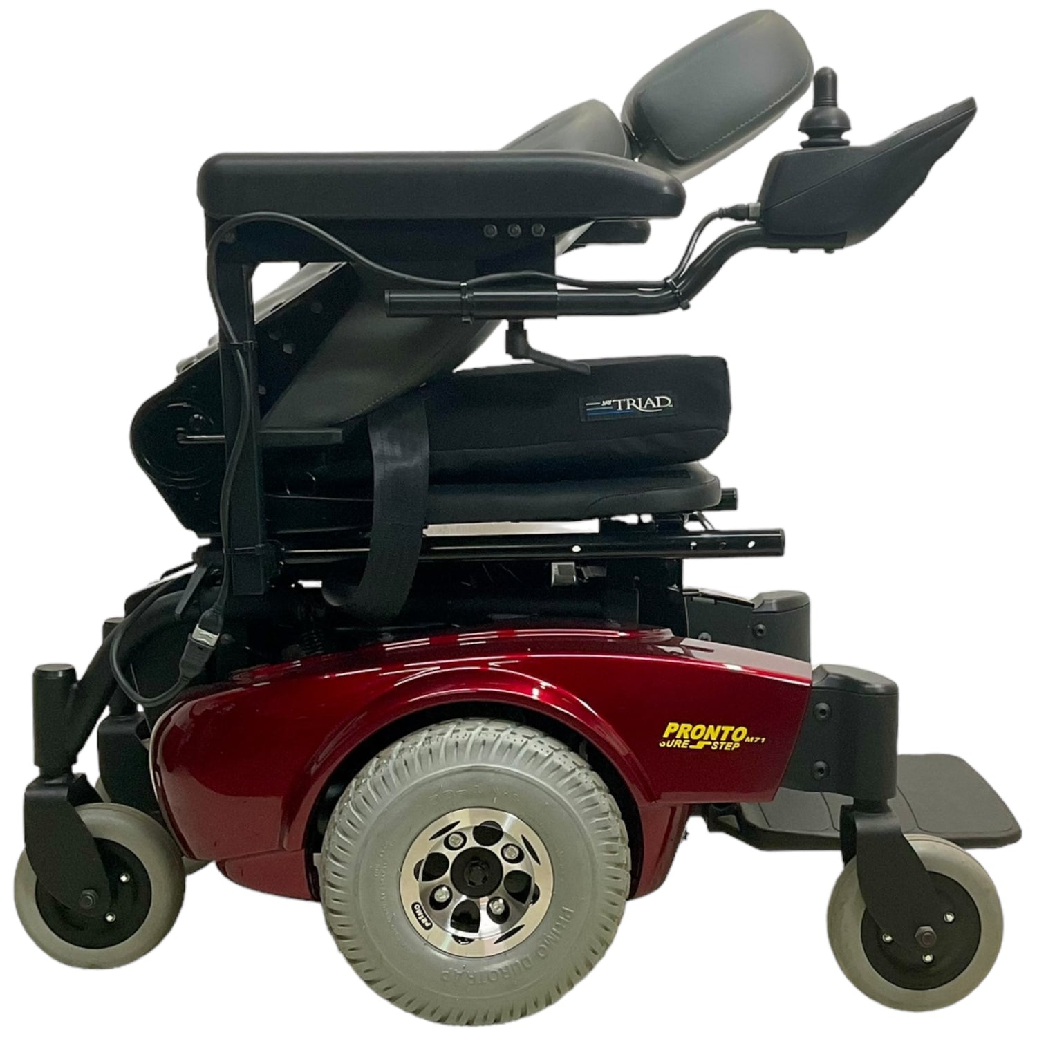Invacare Pronto M71 with SureStep - folded seat