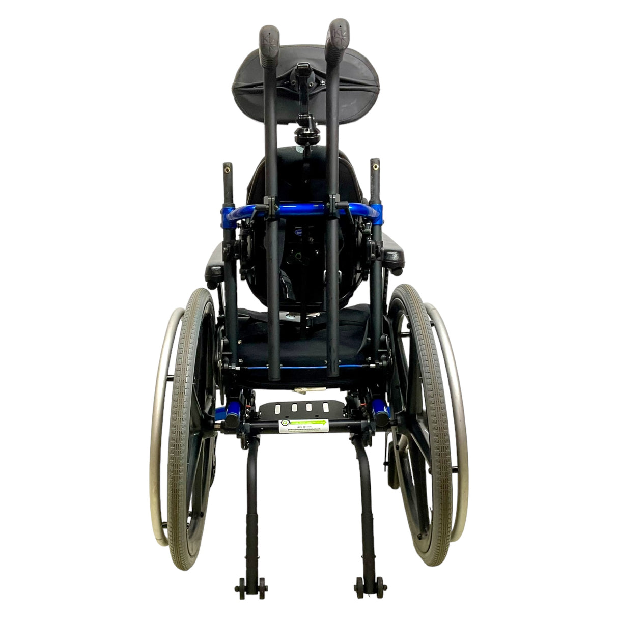 Back view of Ki Mobility Little Wave Clik XPE Pediatric Wheelchair