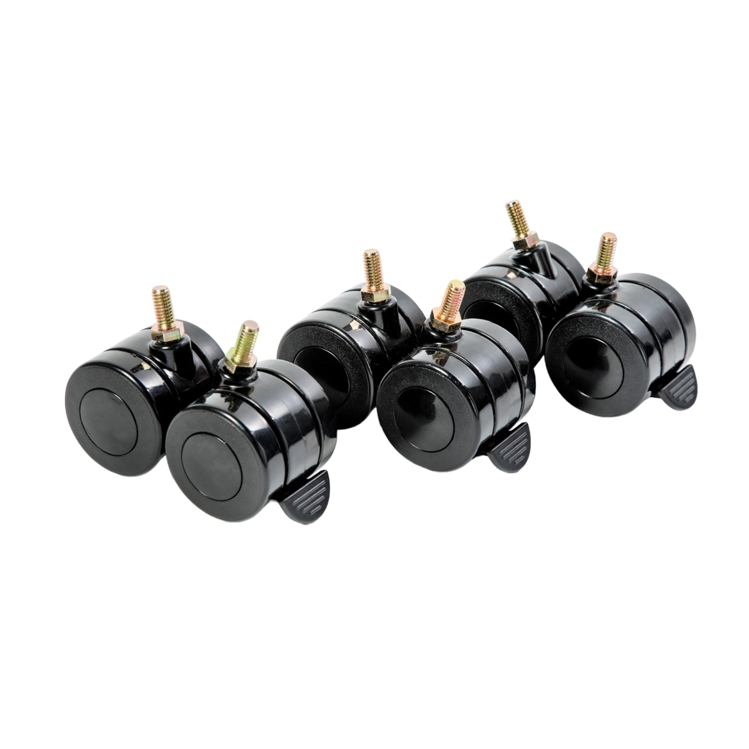 Set of 6 caster wheels