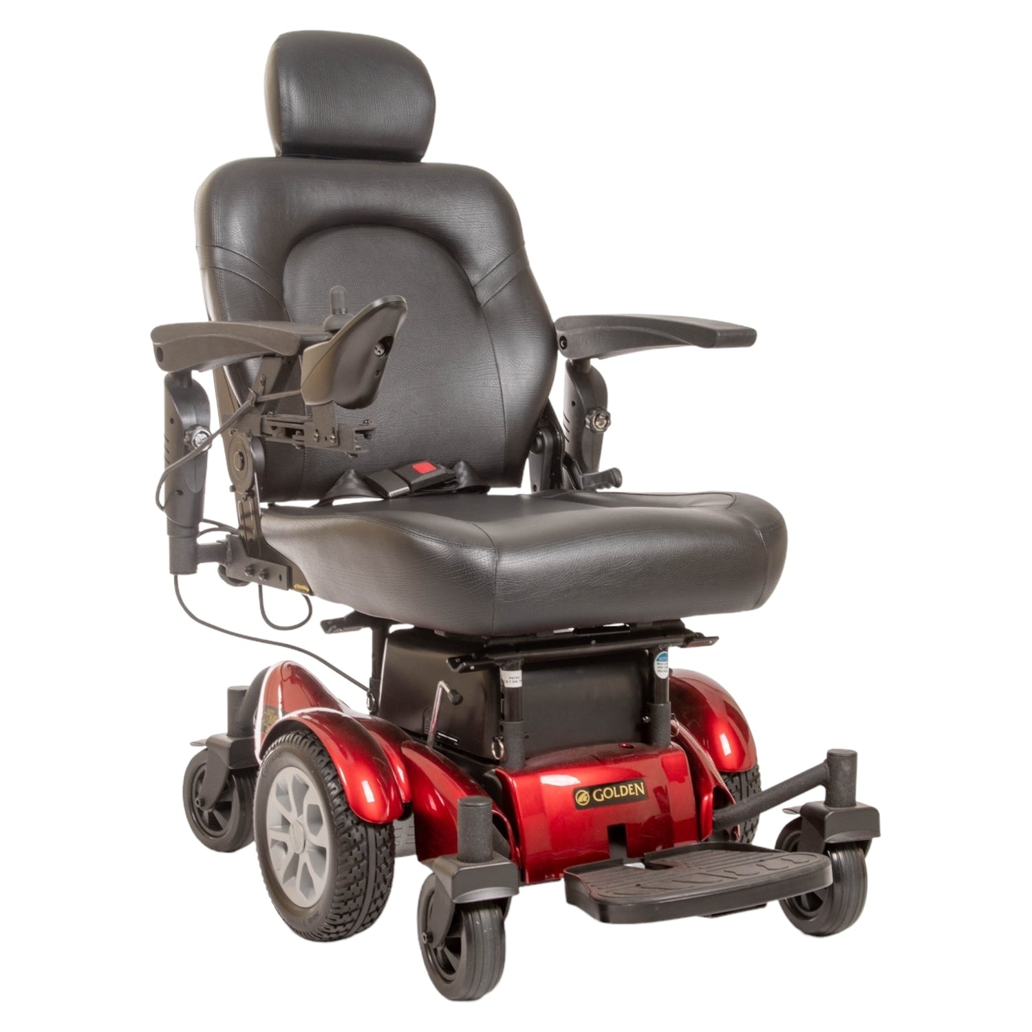 Golden Compass HD power chair - red