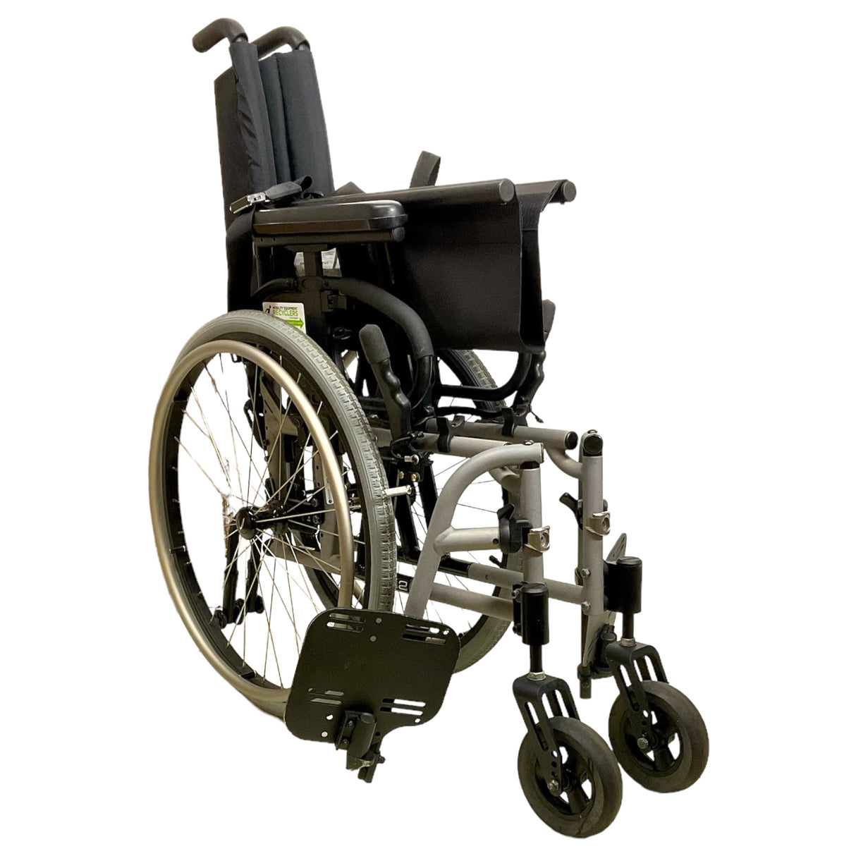 Quickie 2 manual wheelchair - folded