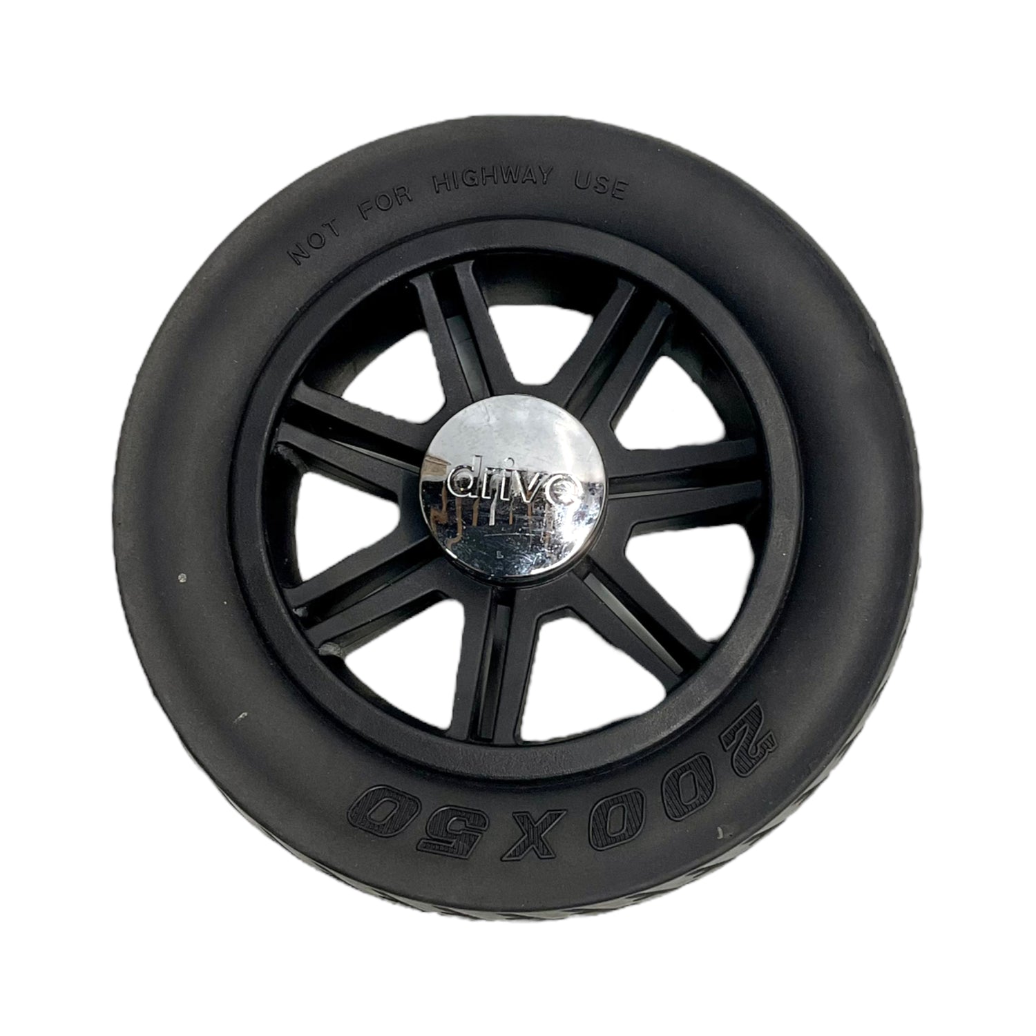 Flat-Free Rear Wheel Assembly for Drive Medical Spitfire Scout Scooters | SC31003