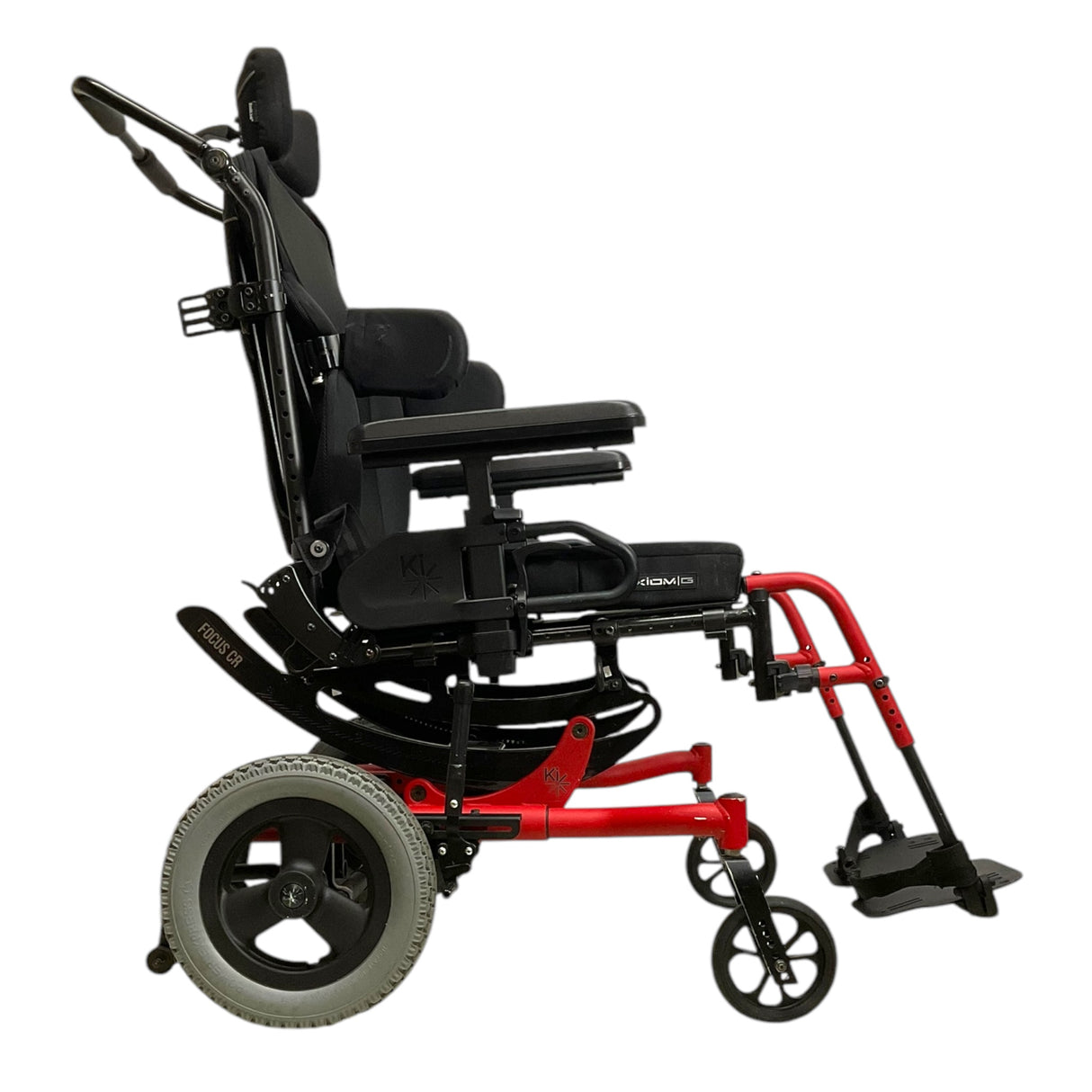 Right Side View of Ki Mobility Focus CR Tilt-in-Space Wheelchair