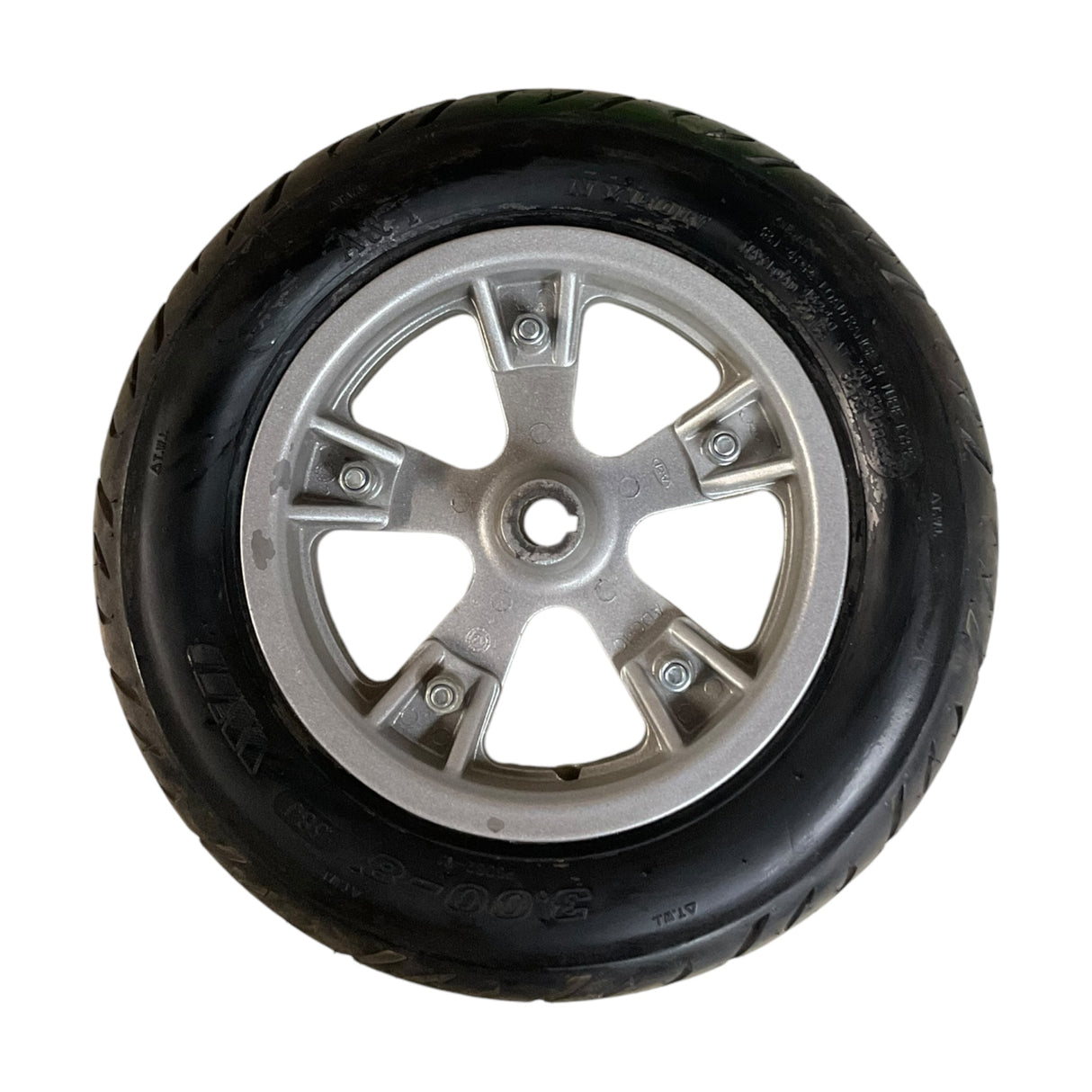 Set of Drive Wheels for Drive Medical Trident HD Power Chair | 14 x 3 | Flat-Free Assembly