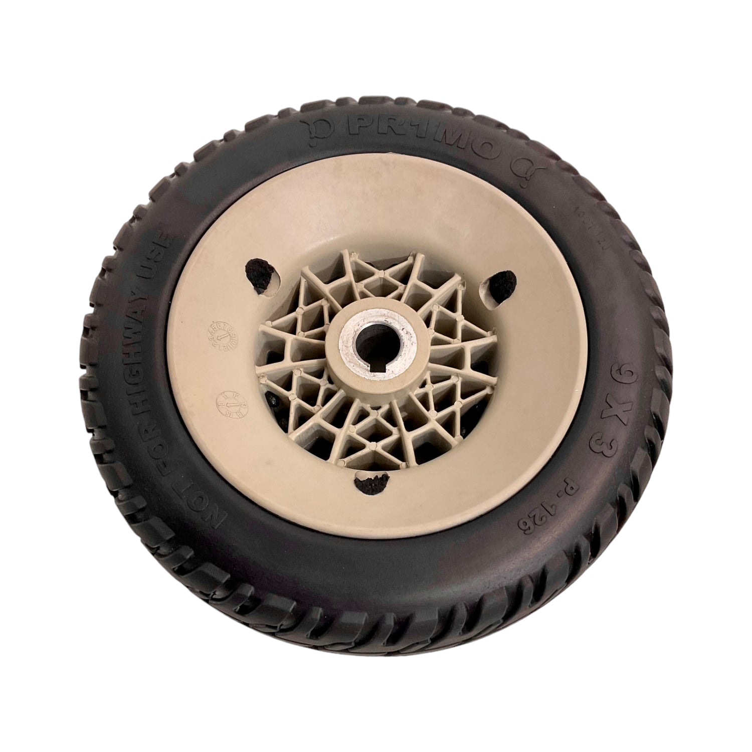 Flat-Free Drive Wheel Assembly for Pride Jazzy Select Elite, Sport, TSS 300 Power Chairs | WHLASMB2017