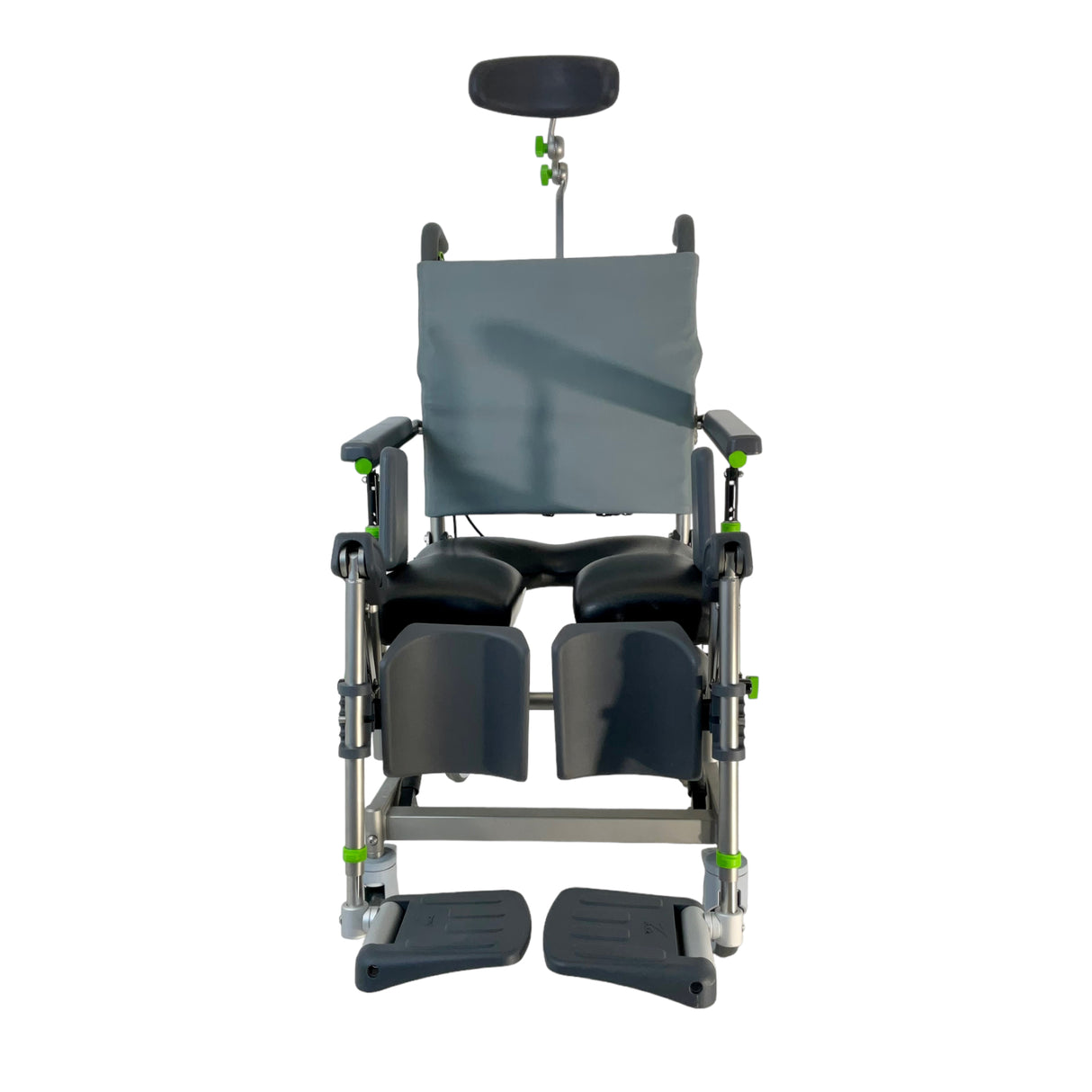 Front view of RAZ-AT shower chair
