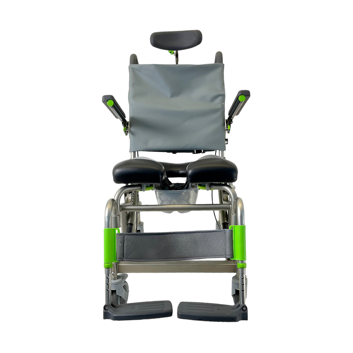 Front view of Raz-AT shower chair