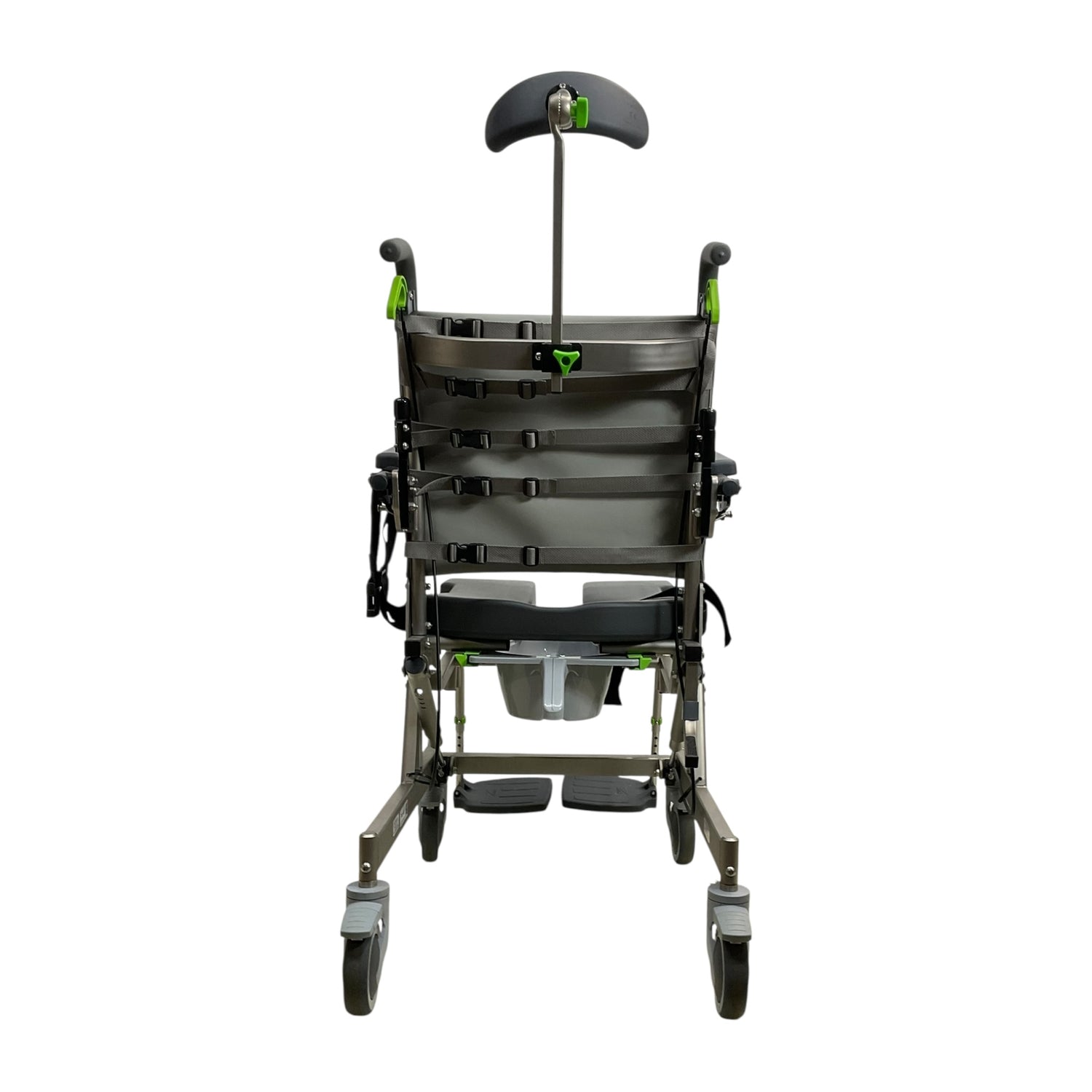Raz Designs RAZ-AT Roll-In Shower Chair | 17 x 18 in Seat | Attendant Tilt Capabilities