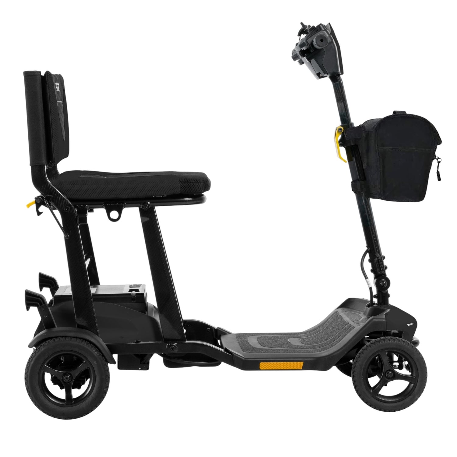 Right Side View of Pride Go Go Super Portable Mobility Scooter