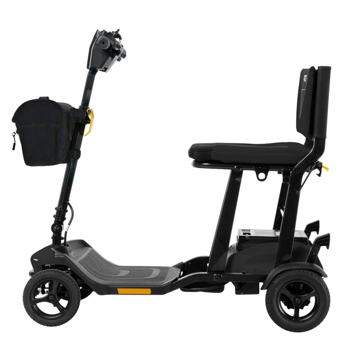 Left Side View of Pride Go Go Super Portable Mobility Scooter