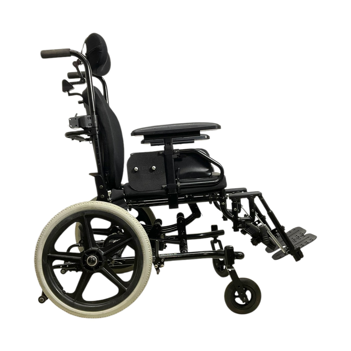Right Side View of Freedom Designs Pro CGX Tilt-in-Space Wheelchair