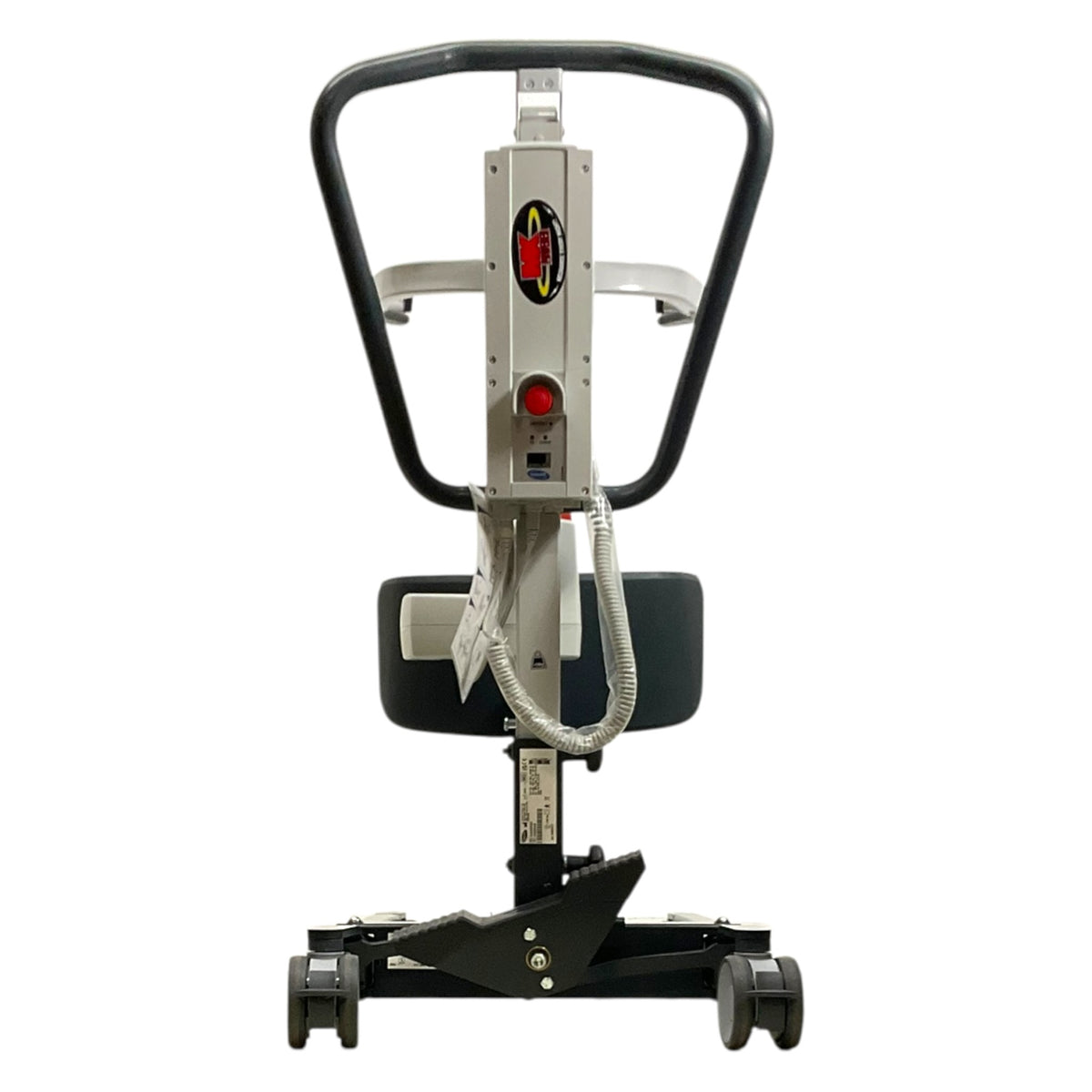 Back View of Invacare ISA Compact Electric Sit-to-Stand Lift