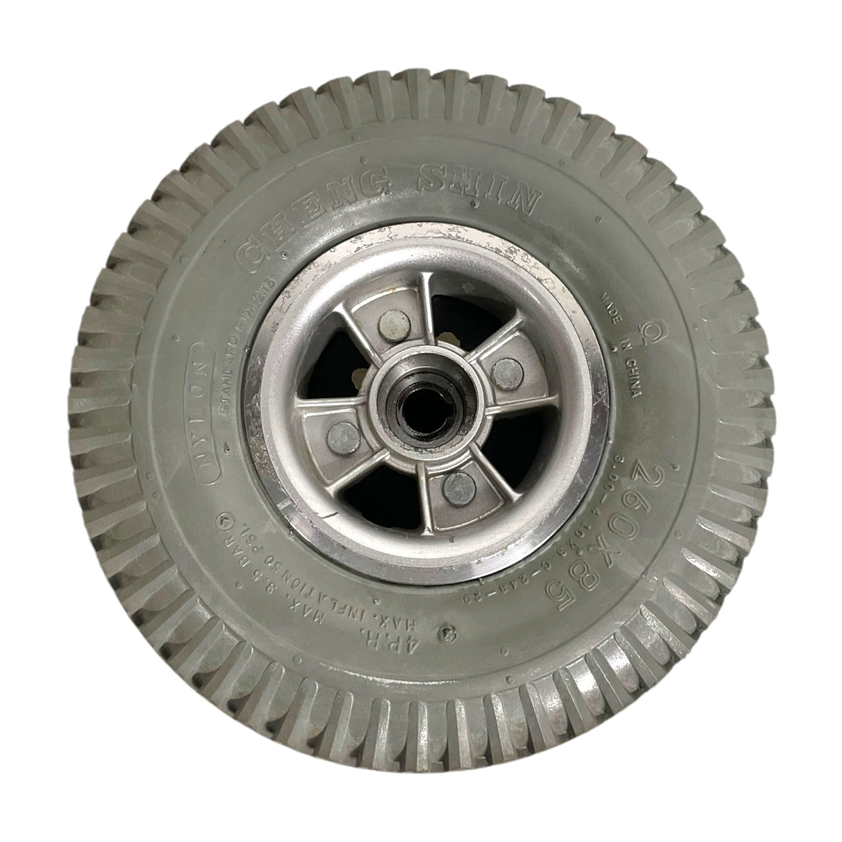 Set of Flat-Free Drive Wheel Assemblies for ActiveCare Pilot, Medalist, Renegade, Intrepid Power Chairs & ActiveCare Pilot Scooters
