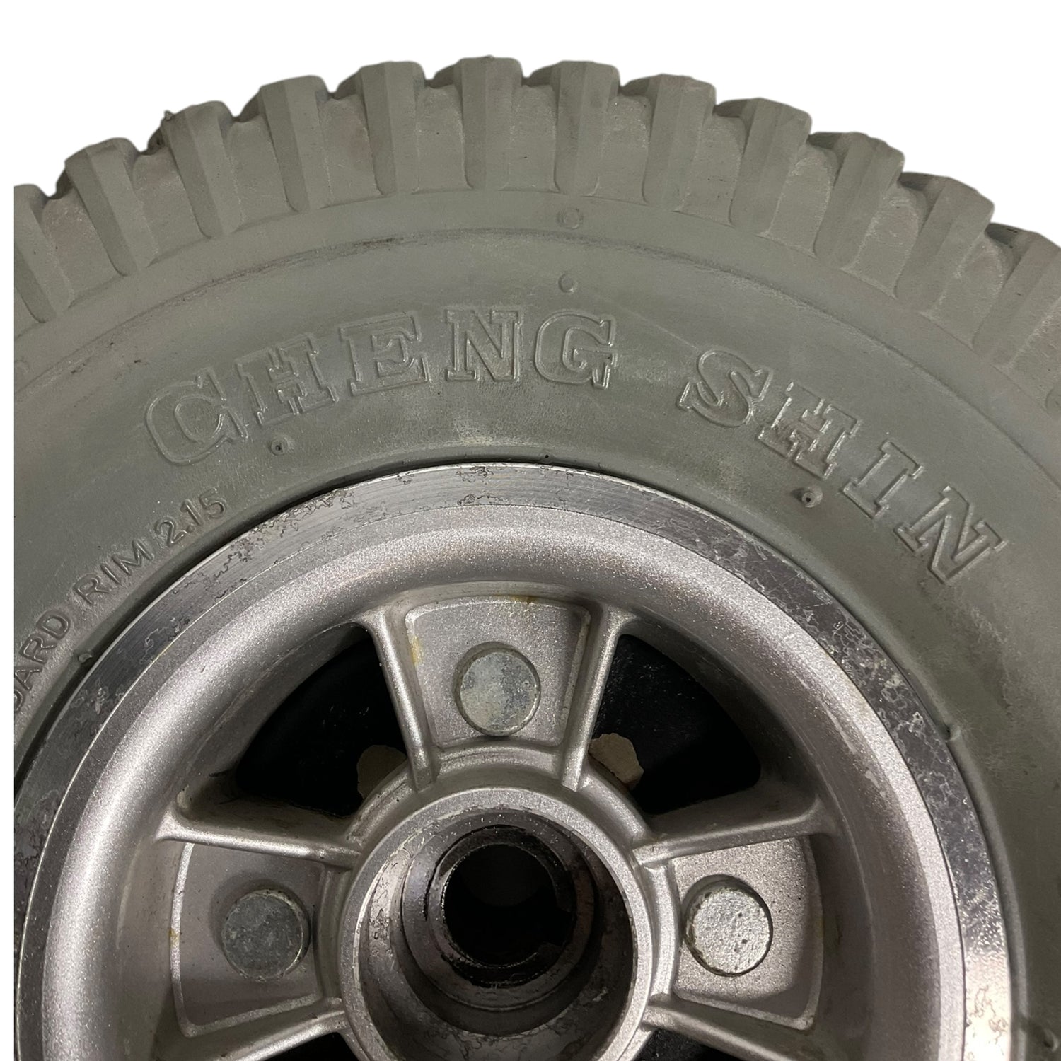 Set of Flat-Free Drive Wheel Assemblies for ActiveCare Pilot, Medalist, Renegade, Intrepid Power Chairs & ActiveCare Pilot Scooters