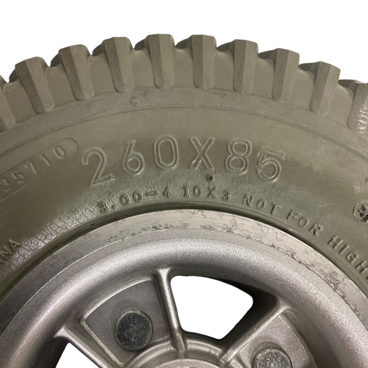 Set of Flat-Free Drive Wheel Assemblies for ActiveCare Pilot, Medalist, Renegade, Intrepid Power Chairs & ActiveCare Pilot Scooters