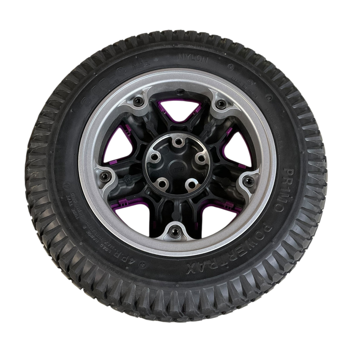 Pair of Flat-Free Drive Wheels for Invacare TDX SP2 Power Chairs | 14" x 3" | 60102669