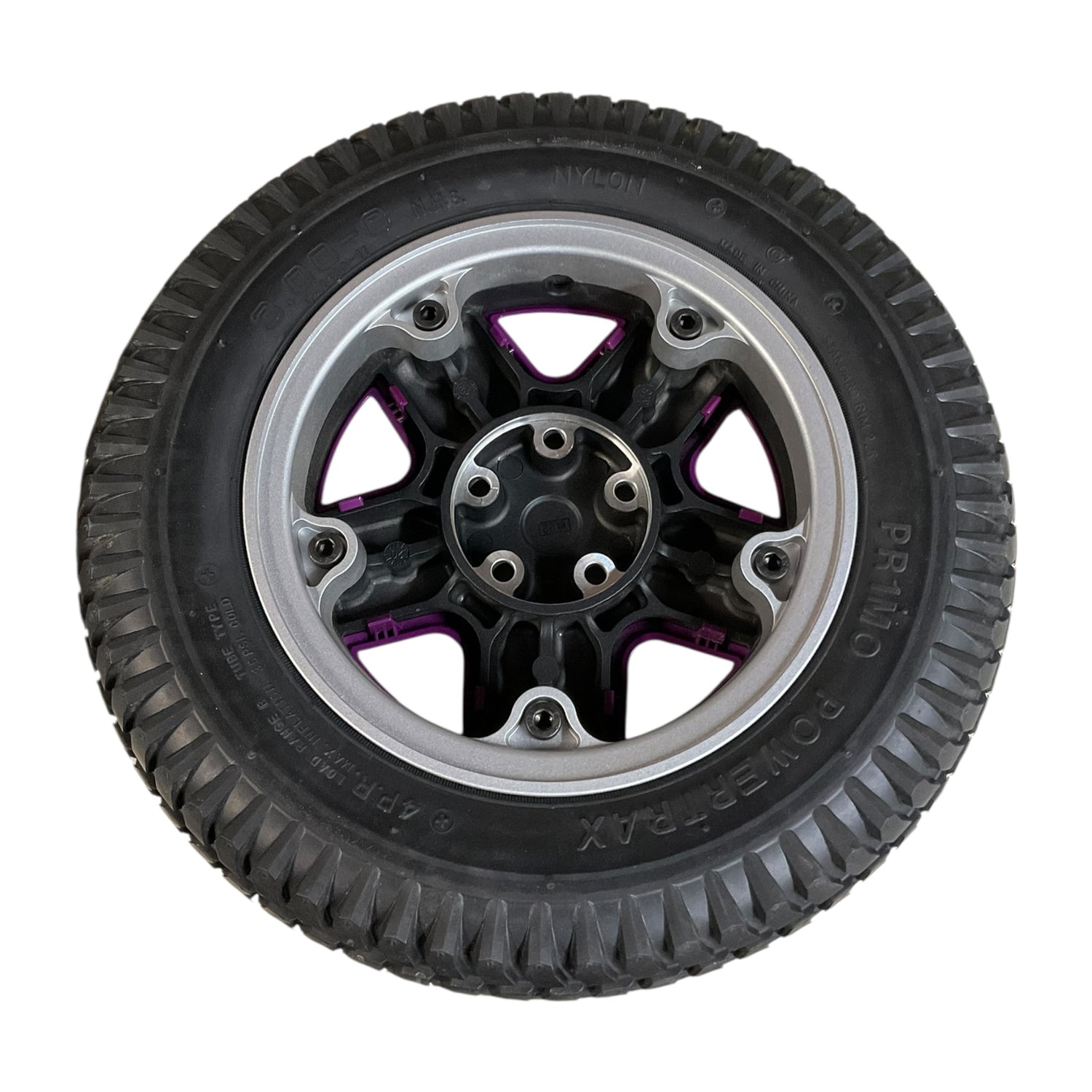 Pair of Flat-Free Drive Wheels for Invacare TDX SP2 Power Chairs | 14" x 3" | 60102669