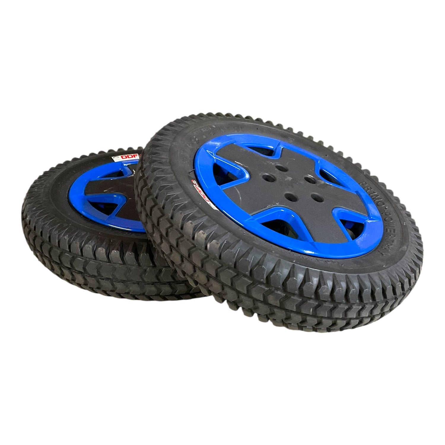 Pair of Flat-Free Drive Wheels for Invacare TDX SP2 Power Chairs | 14" x 3" | 60102669