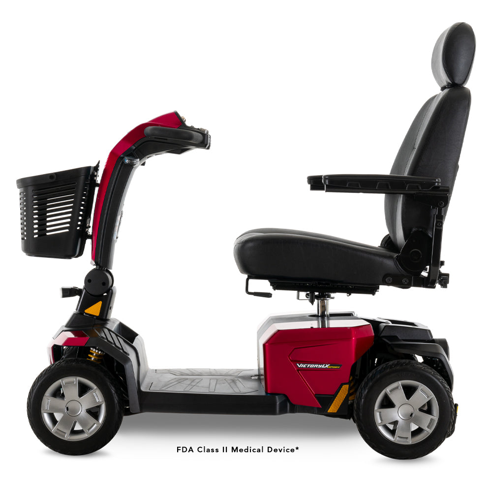 New Pride Mobility Victory LX Sport 4-Wheel Mobility Scooter | Max Speed 8 MPH | 400 LBS Weight Capacity