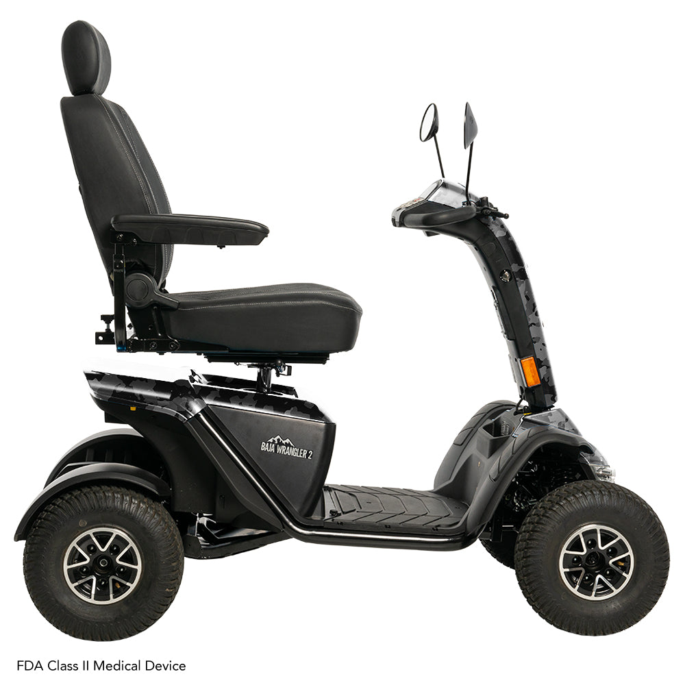 New Pride Mobility Baja Wrangler 2 Heavy Duty Mobility Scooter | Max Speed 11 MPH | 450 LBS Weight Capacity