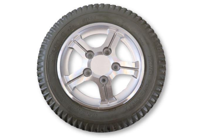Drive Wheel for Pride Mobility Quantum 600, 6000, and R-4000 Power Chairs | Primo PowerTrax | WHLASMB1769 | 14" x 3"