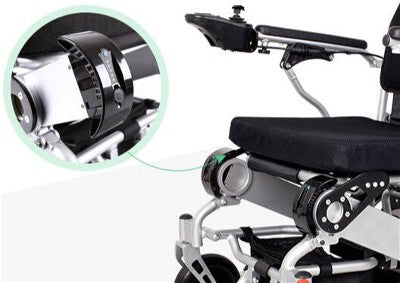 Electra 7 HD Bariatric Folding Power Wheelchair | 400 lbs. Weight Capacity | 21" x 17" Seat