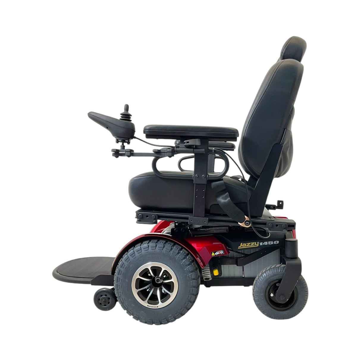 Left Side View of Pride Jazzy 1450 Bariatric Power Chair