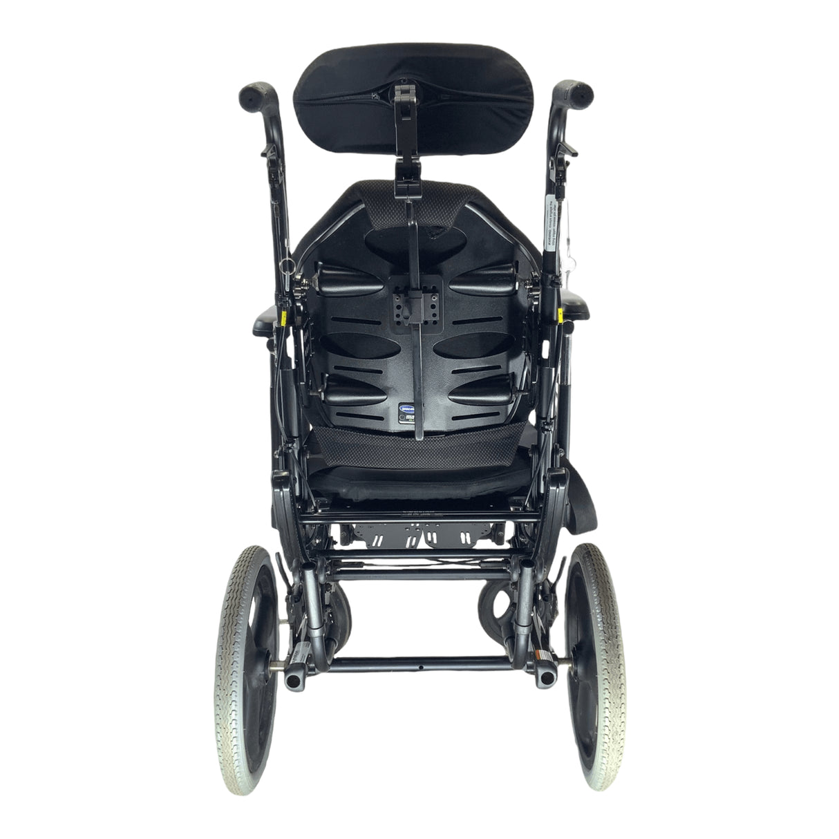 Back view of Quickie Iris Tilt-in-Space wheelchair