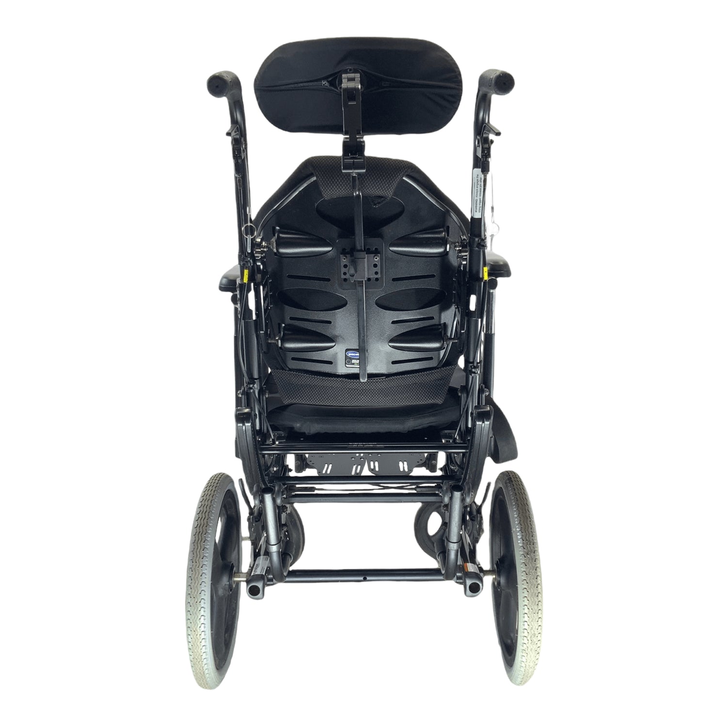 Back view of Quickie Iris Tilt-in-Space wheelchair