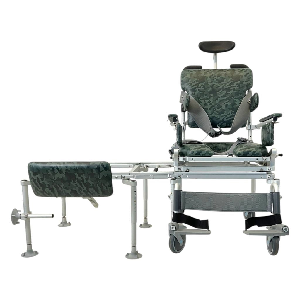 Nuprodx MC6000Tilt Shower Chair & Transfer Bench | 17 x 17 inch Seat | Tilt Capabilities
