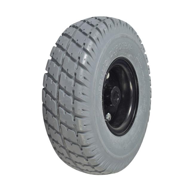 Flat Free Wheel Assembly for Jazzy Select Electric Wheelchairs| Primo Durotrap Tires | 10" x 3" | WHLASMB1664, WHLASMB1728-Mobility Equipment for Less
